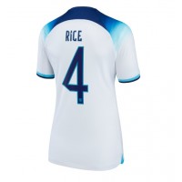 Fotbalové Dres Anglie Declan Rice #4 Dámské Domácí MS 2022 Krátký Rukáv